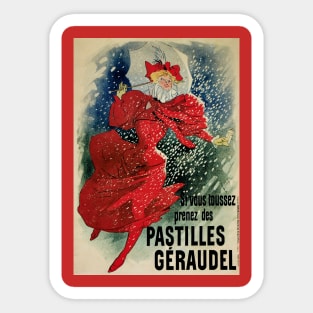 Pastilles Geraudel by Jules Chéret Sticker